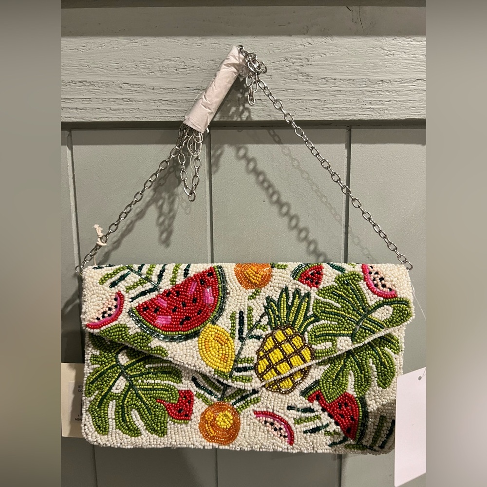 TikTok Viral Fruit Beaded Clutch/Crossbody Bag